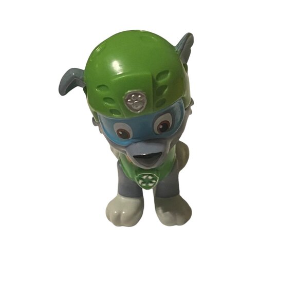 Paw Patrol Rocky & Rubble Figures Construction Vehicle Toy Lot of 2 Durable - Picture 2 of 13